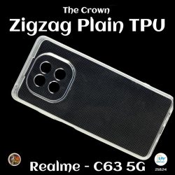 Zigzag Realme C63 5G Back Cover Transparent New