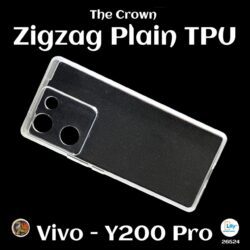 Zigzag Plain TPU VIVO-Y200 Pro