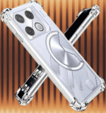 Zigzag Plain TPU Infinix GT 20 Pro 5G Back Cover - Transparent - Image 3