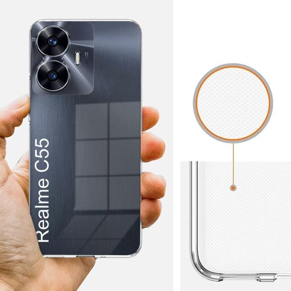 ZigZag Realme C55 Back Cover Transparent New - Image 5