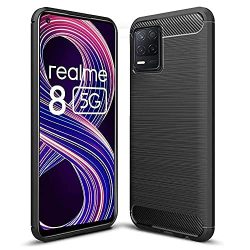 For Realme 8 5G Back Cover Black Armor New