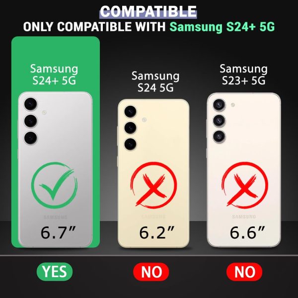 ZigZag Samsung Galaxy S24 Plus 5G Back Cover Transparent New - Image 15