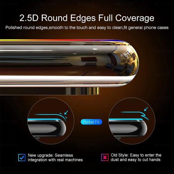 For Xiaomi Poco C75 Tempered Glass Black New - Image 6