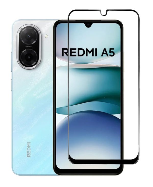 For Xiaomi Redmi A5 Tempered Glass Black New - Image 2