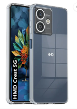 ZigZag Hmd Crest 5G Back Cover Transparent New