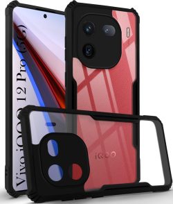For iQOO 12 Pro Back Cover Eagle Transparent New
