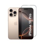 For Apple Iphone 16 Pro Tempered Glass Black New