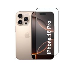 For Apple Iphone 16 Pro Tempered Glass Black New