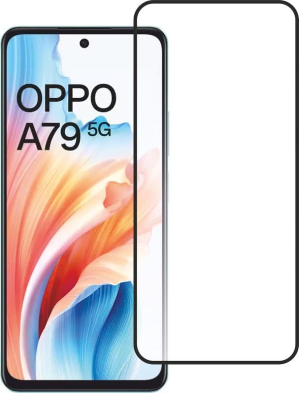 For Oppo A79 Tempered Glass Black New - Image 14