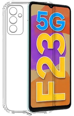 ZigZag Samsung Galaxy F23 5G Back Cover Transparent New