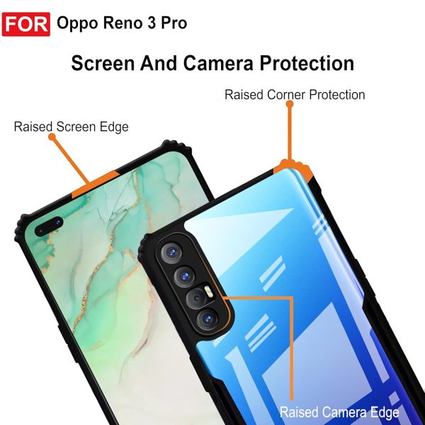 For Oppo Reno 3 Pro Back Cover Eagle Transparent New - Image 2