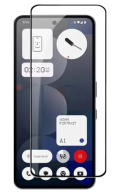 For Nothing 3A Pro Tempered Glass Black New