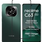 For Realme C63 Tempered Glass Black New