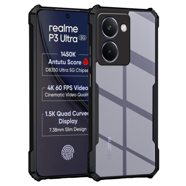 For Realme P3 Ultra 5G Back Cover Eagle Transparent New - Image 2