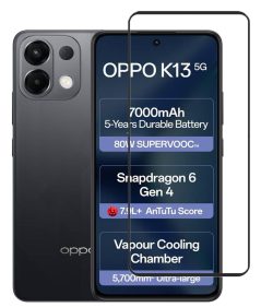 For Oppo K13 5G Tempered Glass Black New