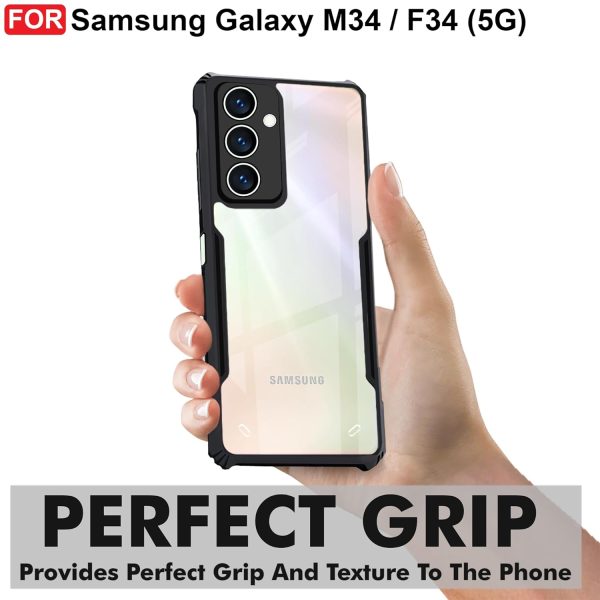 For Samsung Galaxy M34 5G Back Cover Eagle Transparent New - Image 2