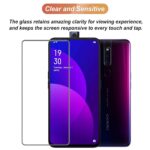 For Oppo F11 Pro Tempered Glass Black New - Image 2