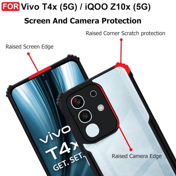 For Vivo T4X 5G Back Cover Eagle Transparent New - Image 11