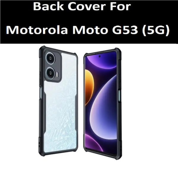 For Motorola Moto G53 5G Back Cover Eagle Transparent New - Image 2