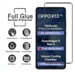 For Oppo K13 5G Tempered Glass Black New - Image 2