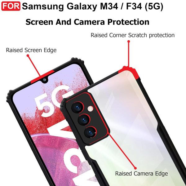 For Samsung Galaxy M34 5G Back Cover Eagle Transparent New - Image 7
