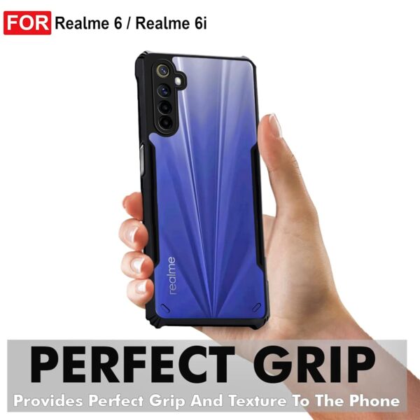 For Realme 6 Back Cover Eagle Transparent New - Image 12