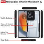 For Motorola Moto Edge 50 Fusion Back Cover Eagle Transparent New - Image 9