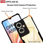 For Oppo A59 5G Back Cover Eagle Transparent New - Image 2
