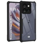 For Motorola Moto Edge 50 Neo 5G Back Cover Eagle Transparent New