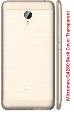 ZigZag Micromax Q4260 Back Cover Transparent New