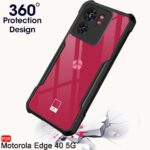 For Motorola Moto Edge 40 5G Back Cover Eagle Transparent New - Image 12