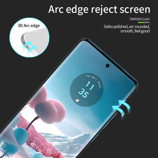 For Motorola Moto Edge 50 Neo Tempered Glass Black New - Image 15