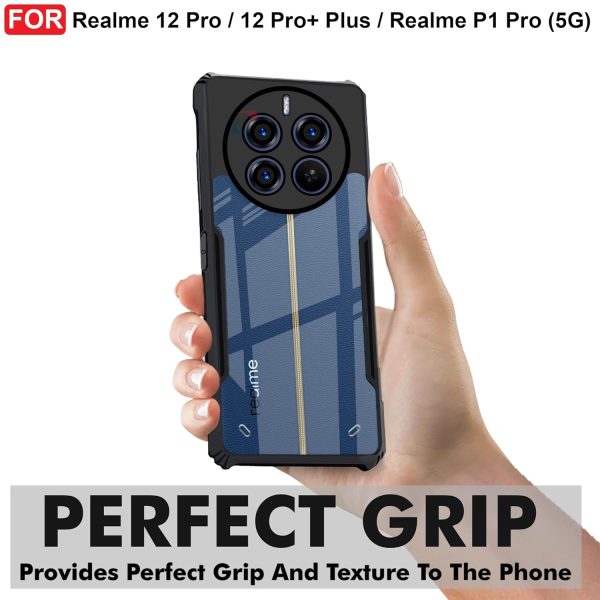 For Realme 12 Pro 5G Back Cover Eagle Transparent New - Image 12