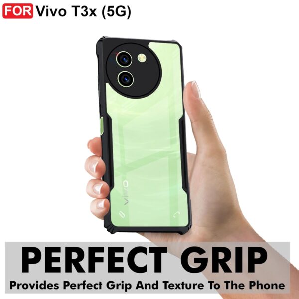 For Vivo T3X 5G Back Cover Eagle Transparent New - Image 2