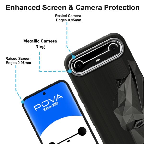 For Tecno Povo Slim 5G Metal Back Cover Batman New - Image 4