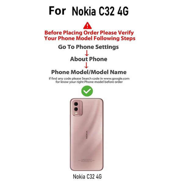 ZigZag Nokia C32 Back Cover Transparent New - Image 13