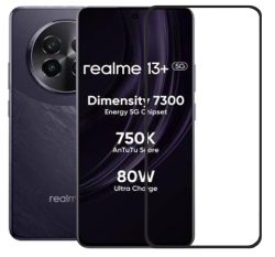 For Realme 13 Plus 5G Tempered Glass Black New