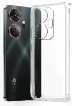ZigZag Itel P55 Plus Back Cover Transparent New
