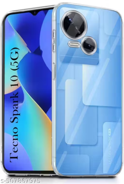 ZigZag Tecno Spark 10 5G Back Cover Transparent New