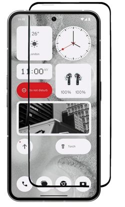 For Nothing Phone 2 Tempered Glass Black New