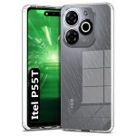 ZigZag Itel P55T Back Cover Transparent New