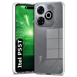 ZigZag Itel P55T Back Cover Transparent New