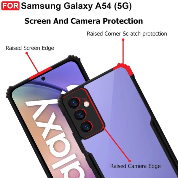 For Samsung Galaxy A54 5G Back Cover Eagle Transparent New - Image 7