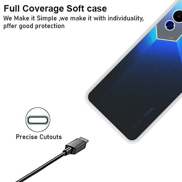 ZigZag Tecno Pova 4 Back Cover Transparent New - Image 12
