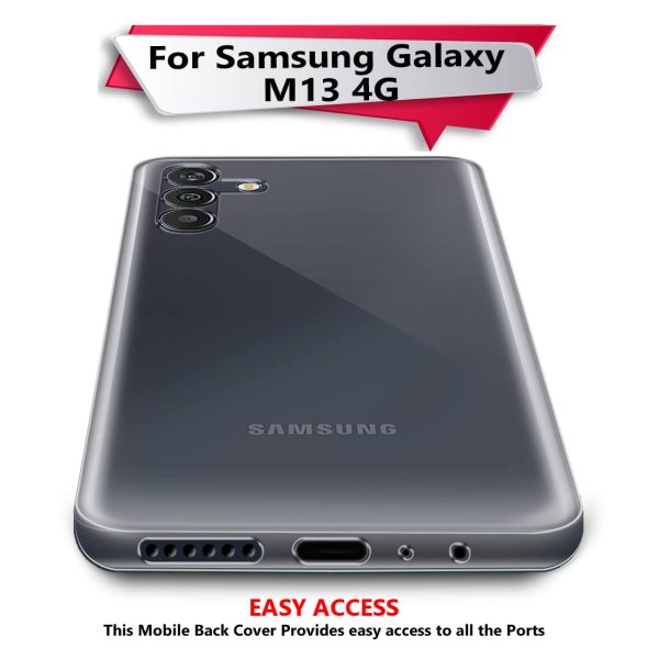 ZZ Samsung Galaxy M13 4G Back Cover Transparent New - Image 12