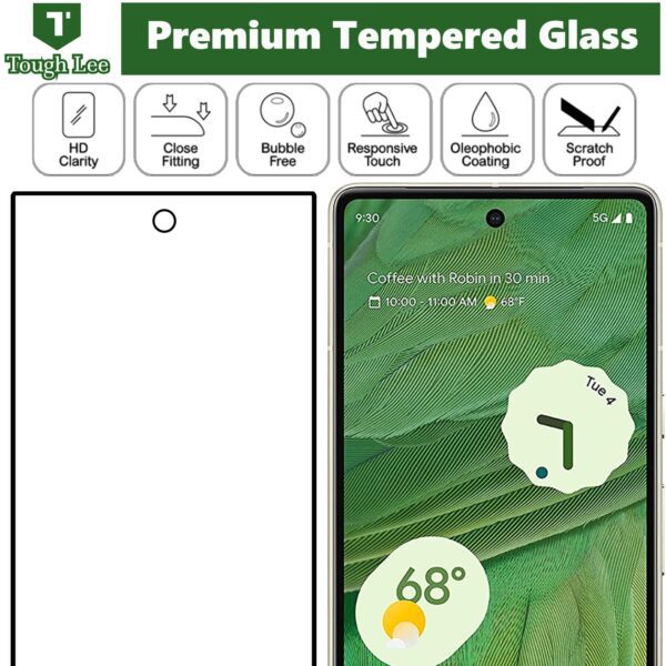 For Google Pixel 7 Tempered Glass Black New - Image 15