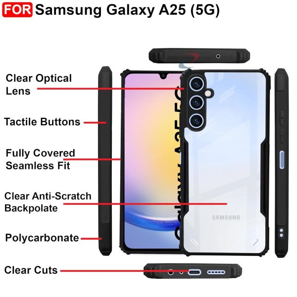 For Samsung Galaxy A25 5G Back Cover Eagle Transparent New - Image 7