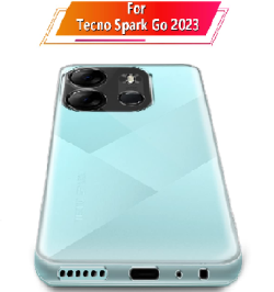 ZigZag Tecno Spark Go 2023 Back Cover Transparent New