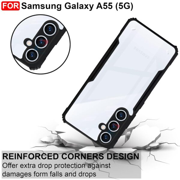 For Samsung Galaxy A55 5G Back Cover Eagle Transparent New - Image 8