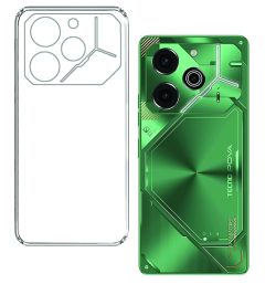 ZigZag Tecno Pova 6 Pro 5G Back Cover Transparent New